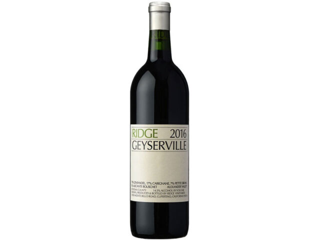 Ridge Geyserville 2014