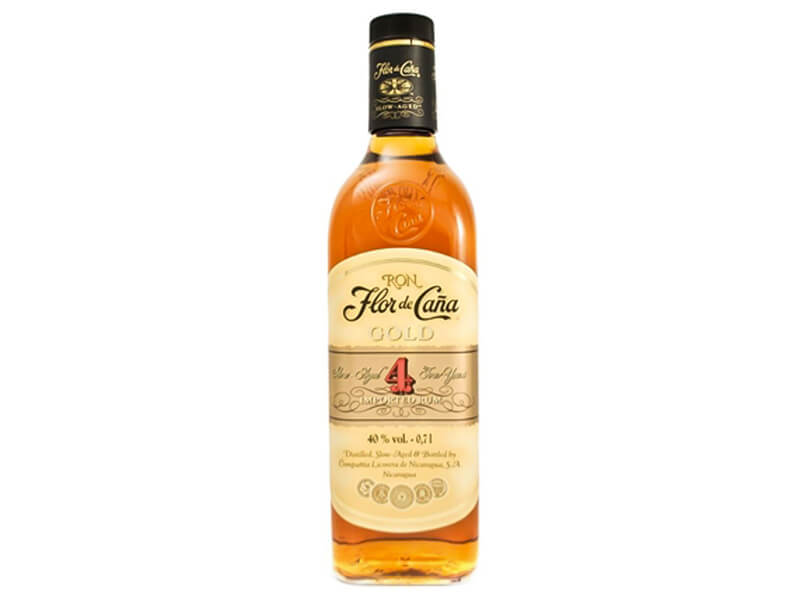 Flor De Cana Gold 4 Y.O - 750ML