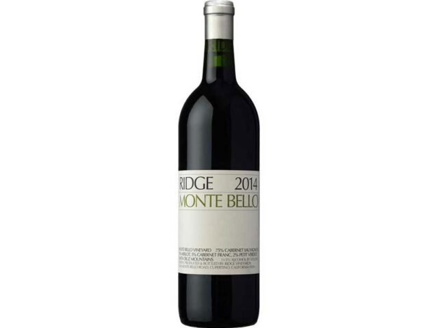 Ridge Monte Bello Cabernet