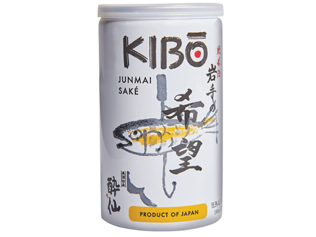 Kibo Junmai Sake - 180ml can