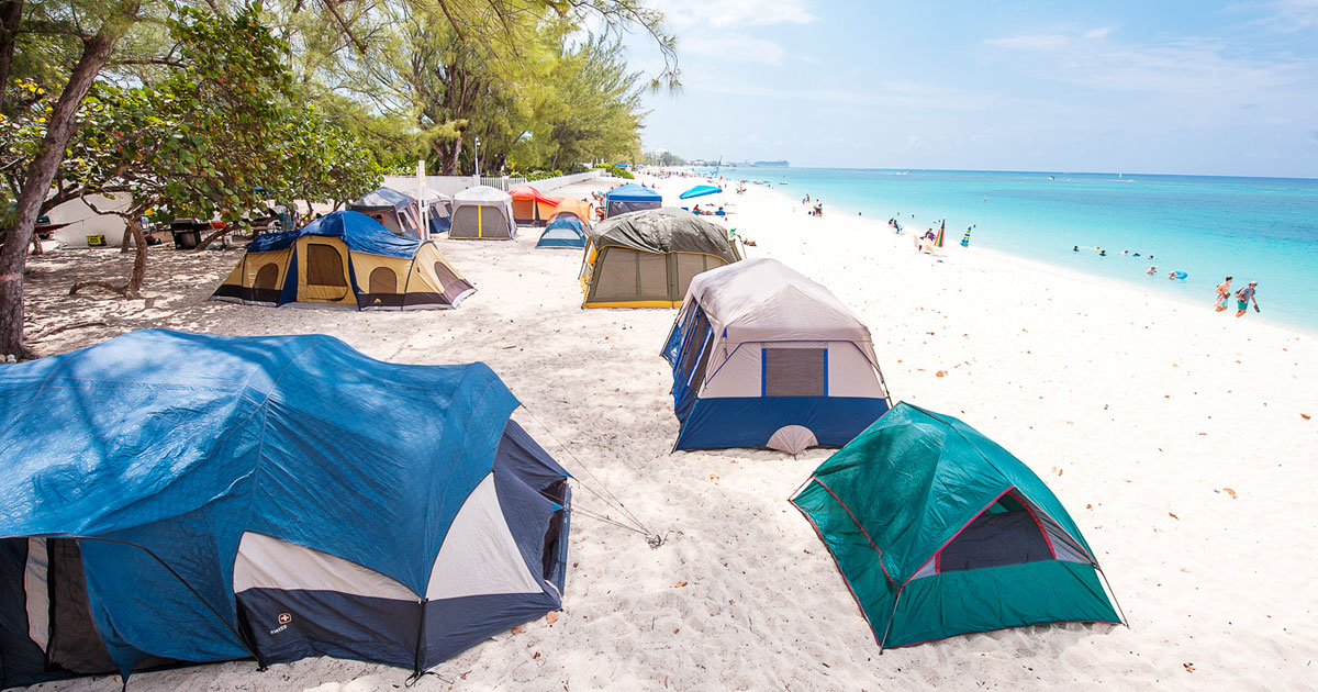 Cayman Easter Camping