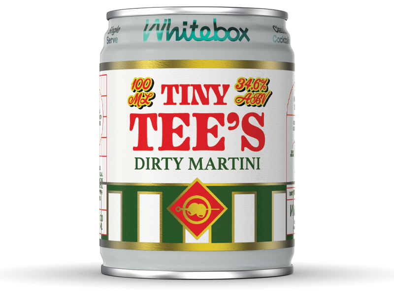 Whitebox Tiny Tee's Dirty Martini