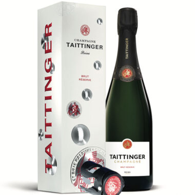 Taittinger Brut Réserve NV & Stopper Gift Carton
