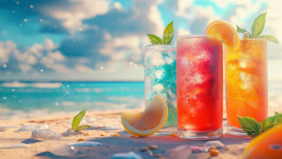 cayman beach drinks